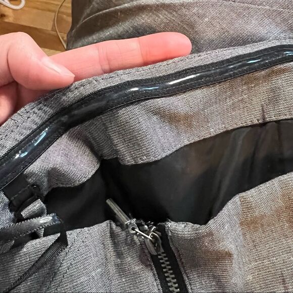 Bebe grey strapless dress with pockets! Size 8 - Picture 7 of 14